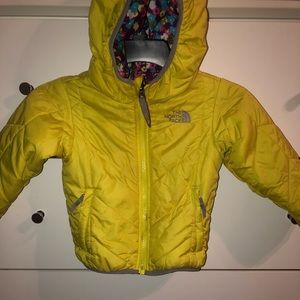 Girls reversible North Face jacket